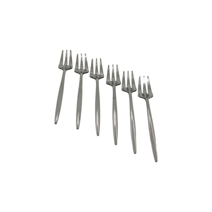 6PCS METAL TATLI ÇATAL (5343)