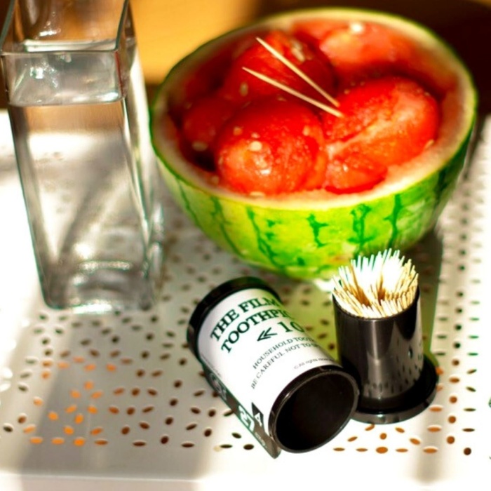 Dörtgen Fotoğraf Filmi Şeklinde Kürdanlık Kürdan Tutucu Kutu (5343)