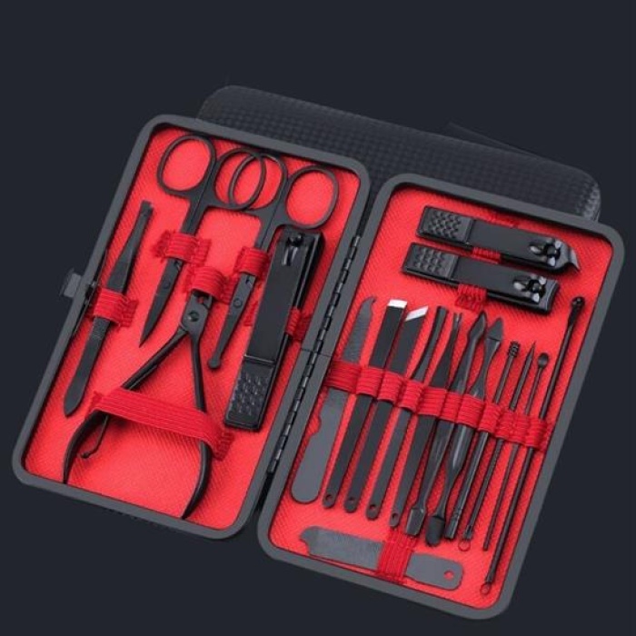 18 Parça Çanta Tipi Manikür Pedikür Tırnak Bakım Seti (5343)