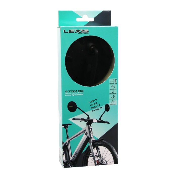 2PCS YUVARLAK GİDON ÜSTÜ BİSİKLET AYNA OYNAR BAŞLIK (5343)