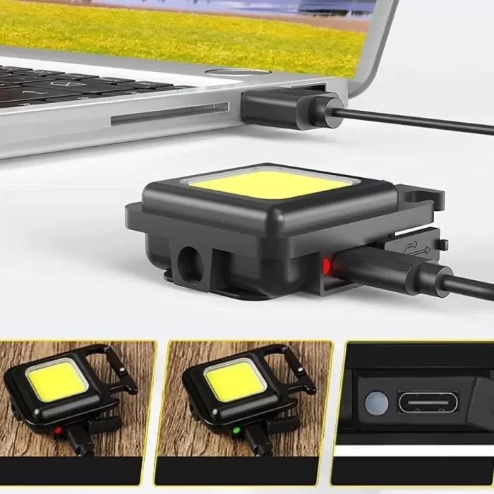 Mini Taşınabilir Led Çok Fonksiyonlu Fener (5343)