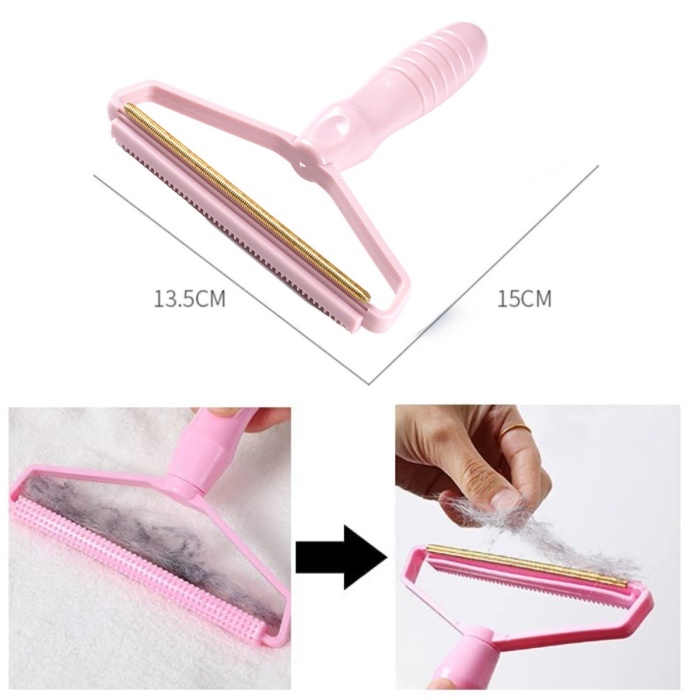 Çift Taraflı Elbise Kazak Plastik Kumaş Tüy Alma ve Tiftik Temizleyici Toplayıcı Taşınabilir (5343)