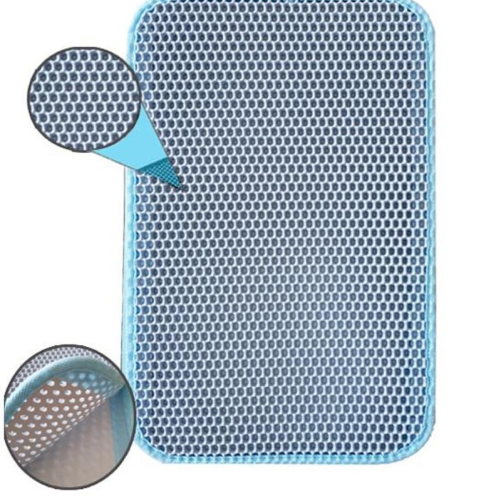 Kedi Tuvalet Önü Kum Toplayıcı Temizleyici Elekli Gri Paspas (5343)