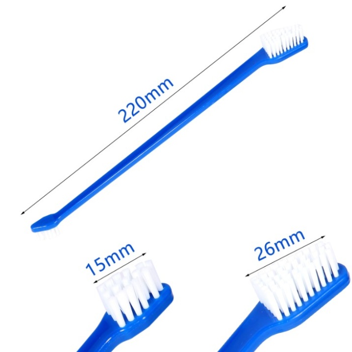 Çift Taraflı Hayvan Diş Fırçası 4 lü set (5343)