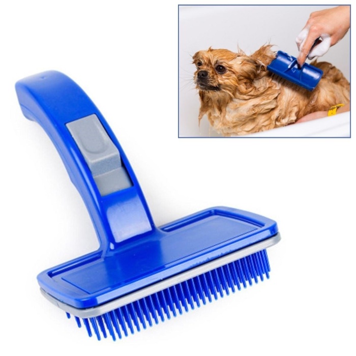 Kendini Temizleyen Kedi Köpek Tüy Bakım Tarağı Tüy Alıcı Tarak (5343)