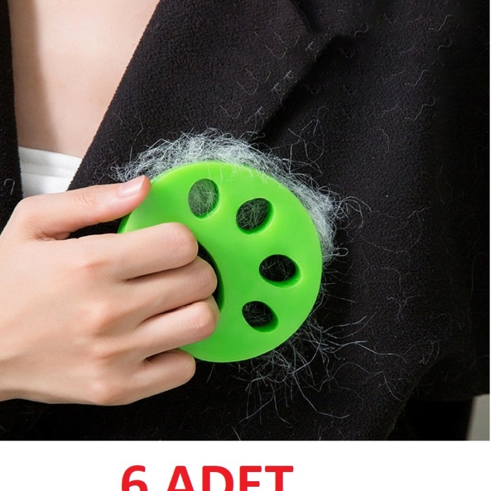Çamaşır Makinesi Ve Evcil Hayvanlar İçin Tüy Toplayıcı Yıkanabilir Aparat 6 Adet (5343)
