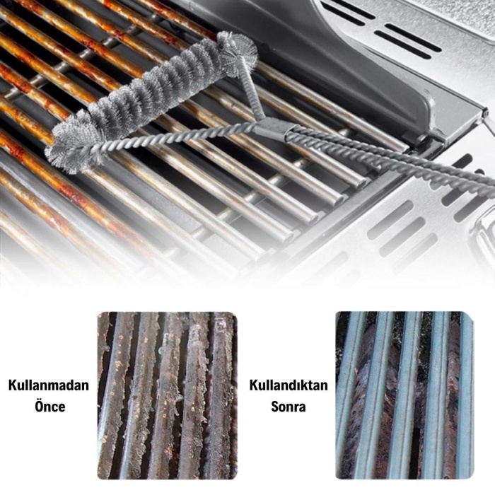 Izgara Tel Temizlik Fırçası (5343)