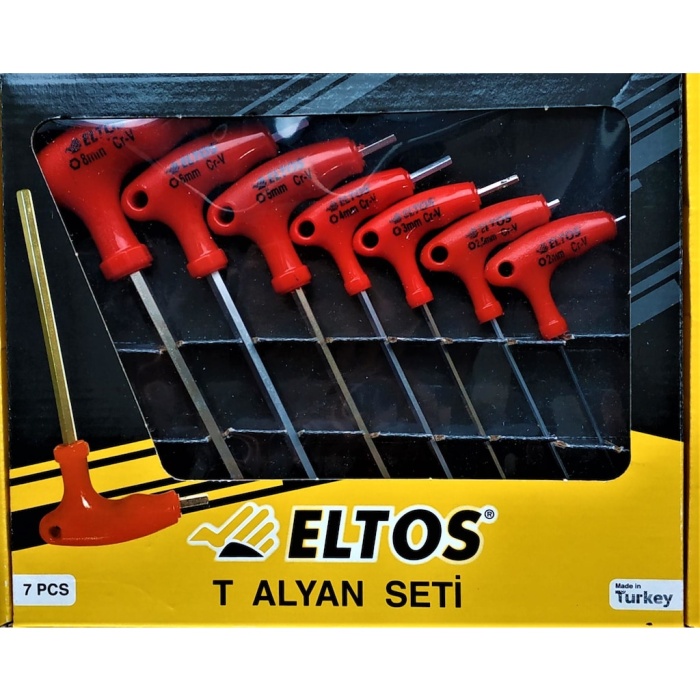 Alyan Takımı 7 Parça T Tipi Allen - Eltos (5343)