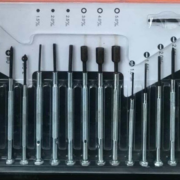 16 Parça Hassas Tornavida Seti Saatçi ve Telefoncu Tornavidası (5343)