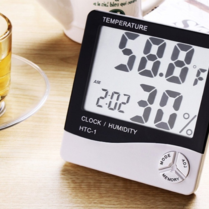Masaüstü Dijital Termometre  Nem Ölçer Higrometre (5343)
