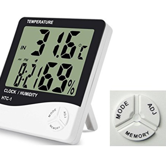 Masaüstü Dijital Termometre  Nem Ölçer Higrometre (5343)