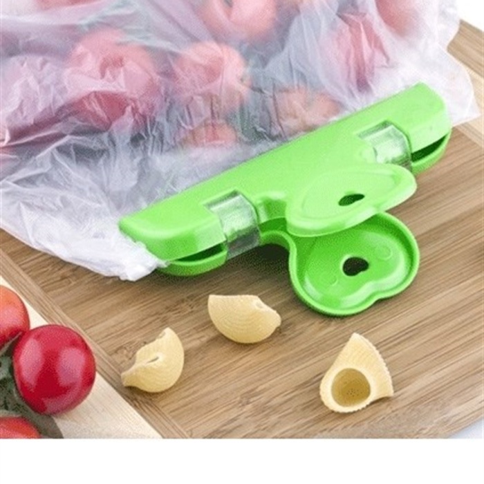 2'li Pratik Torba Paket Ve Poşet Kapatıcı Kilitli Klips Mandal (5343)