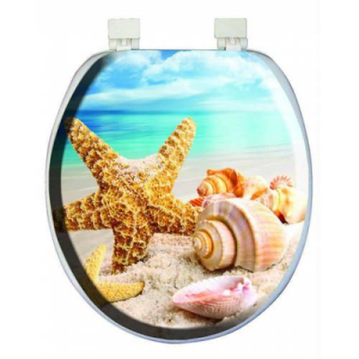 LÜKS DESENLİ YUMUŞAK KLOZET KAPAK PUF (5343)