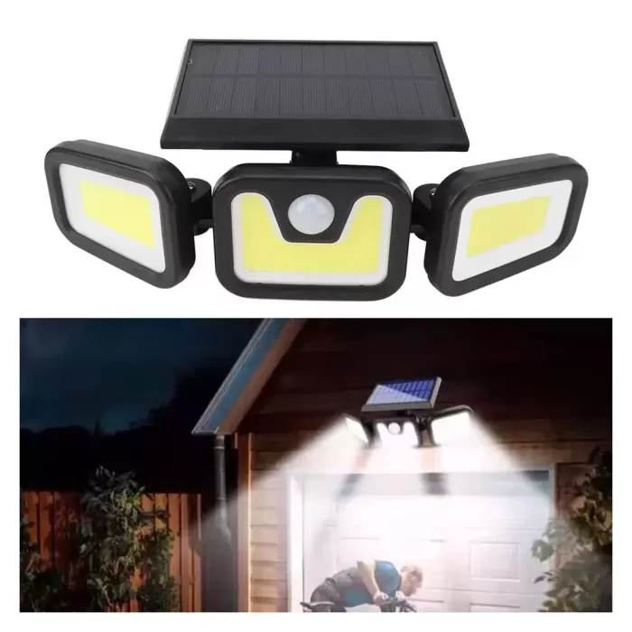 85W Güneş Enerjili Hareket Sensörlü Duvar Lambası Kutusu 2 Ünite (5343)