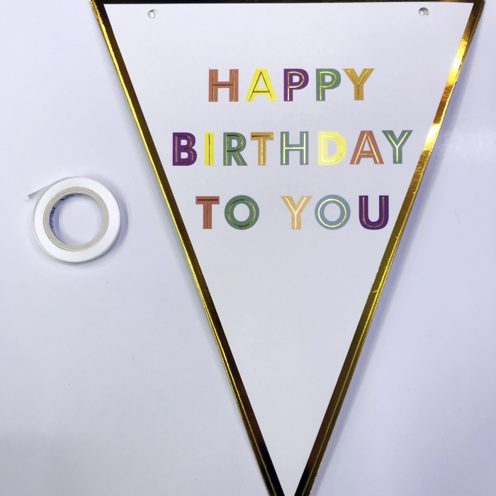 Happy Birthday To You Flama Bayrak Süs (5343)