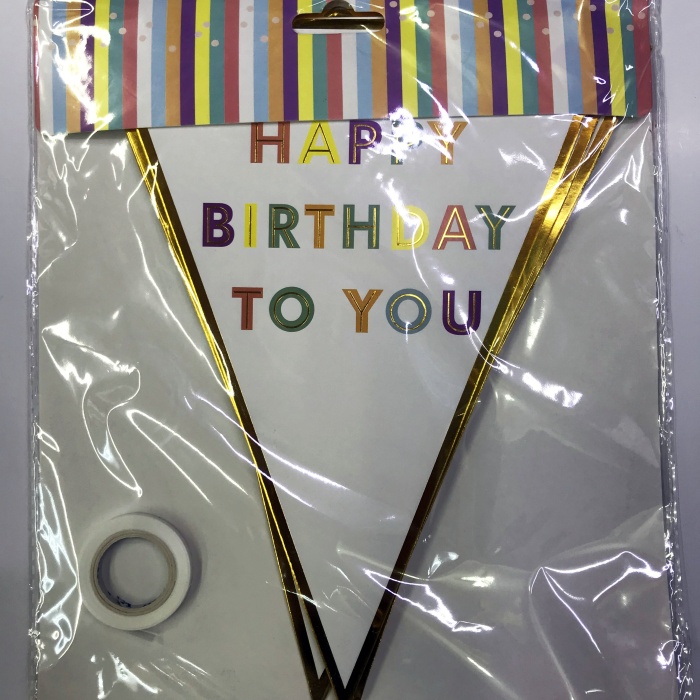 Happy Birthday To You Flama Bayrak Süs (5343)