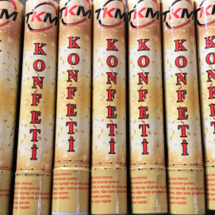 KONFETİ KARNAVAL METALİK RENKLİ 30CM (5343)