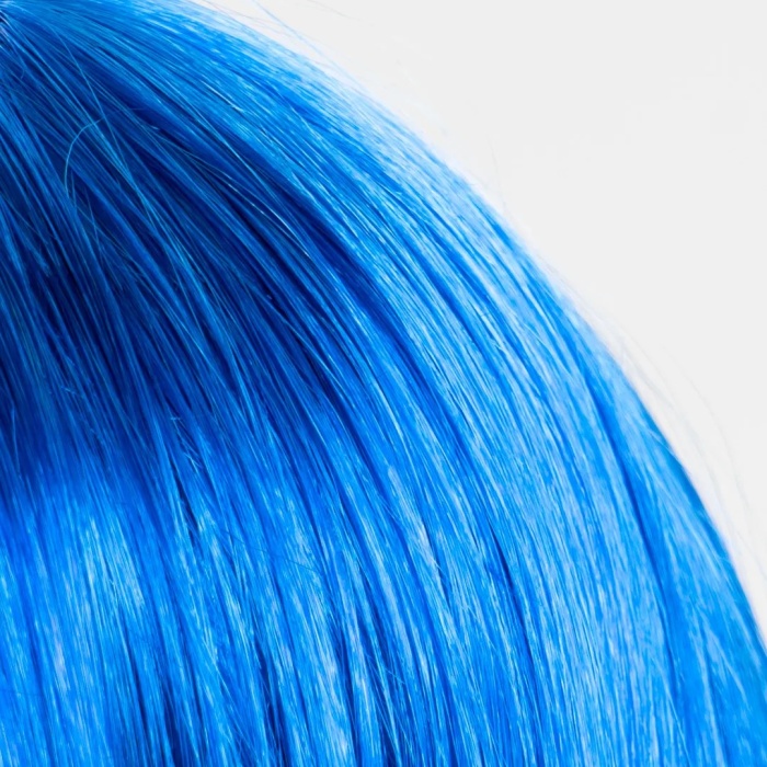 Mavi Renk Uzun Parti Peruğu (5343)