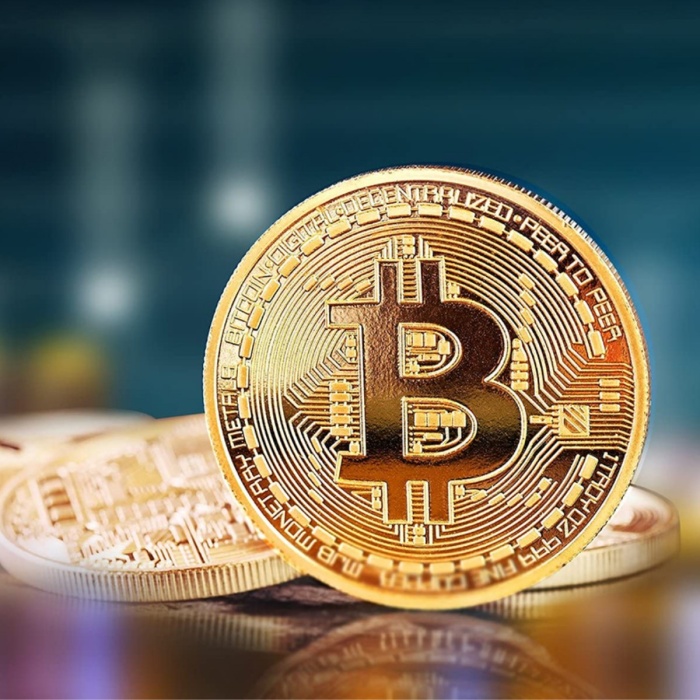 Bitcoin Madeni Hatıra Parası Madeni Bitcoin Hediye Sikke Para (5343)