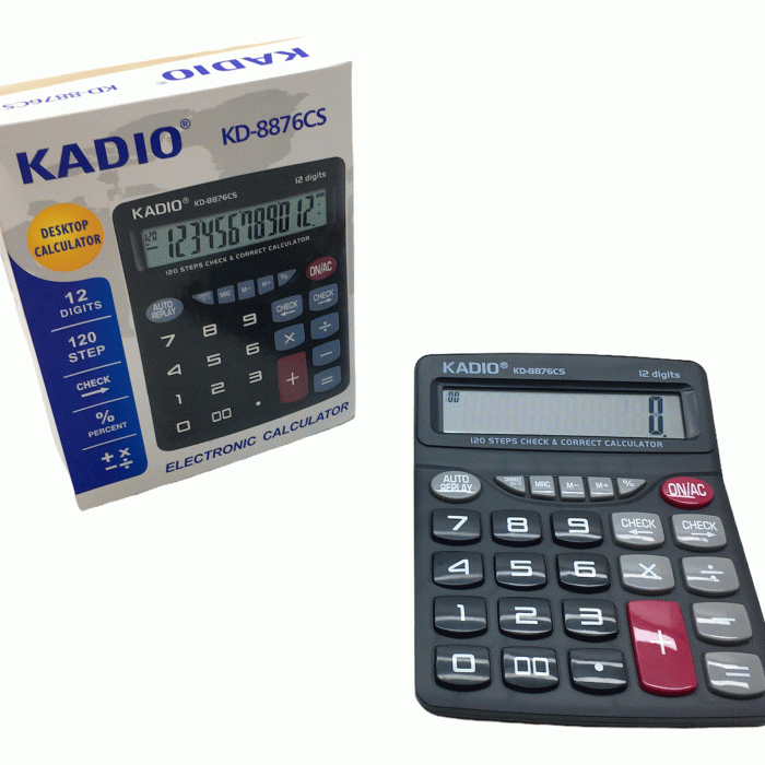12 HANELİ HESAP MAKİNESİ KD-8876CS (5343)