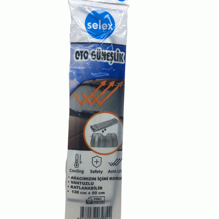 EKO OTO ARAÇ GÜNEŞLİK VANTUZLU 130X60CM (5343)