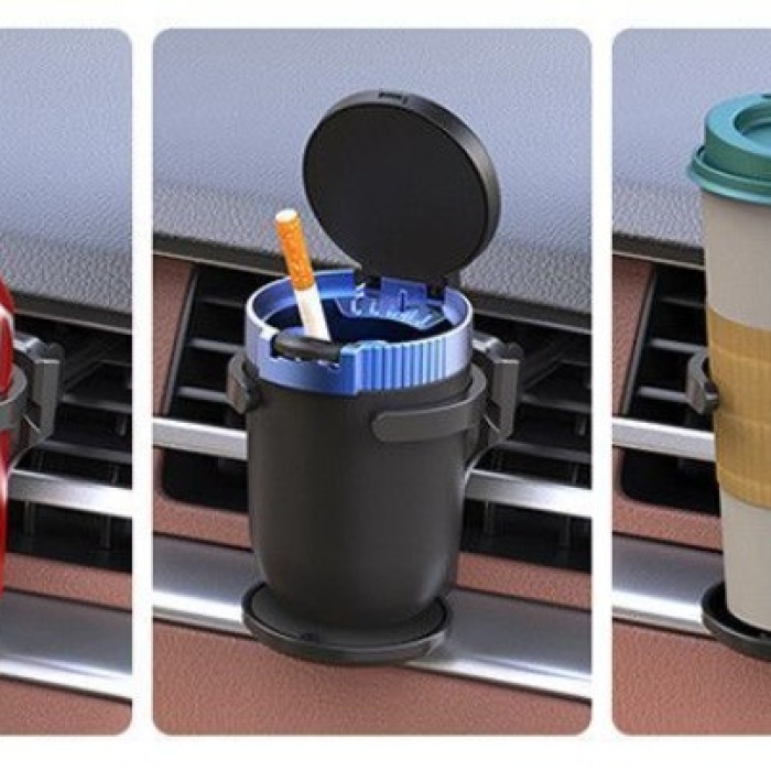 Katlanabilir Araba Bardak Şişe Tutucu (5343)