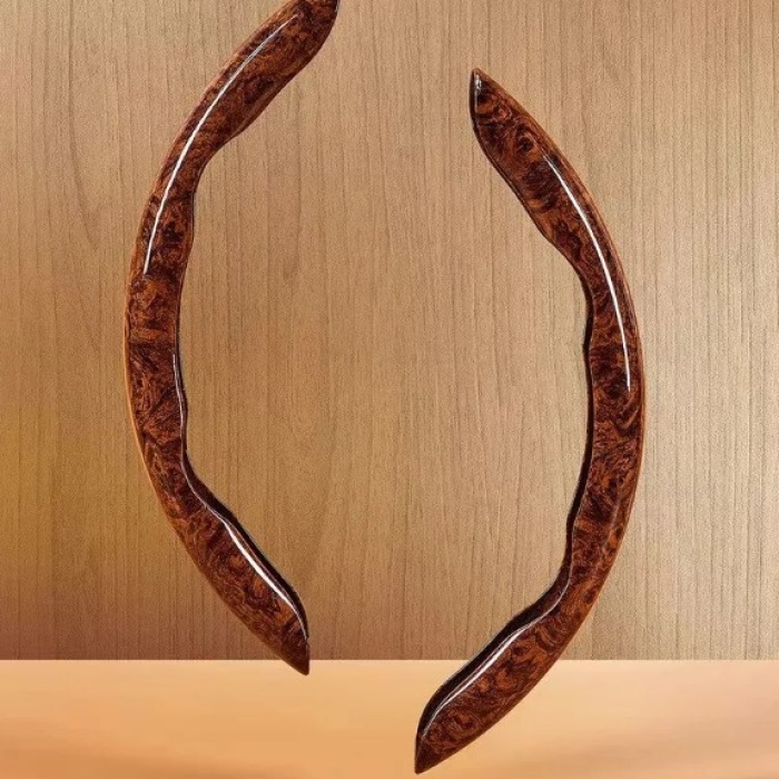 Ahşap Tasarımlı Direksiyon Simidi Koruma Kılıfı 2 li (5343)