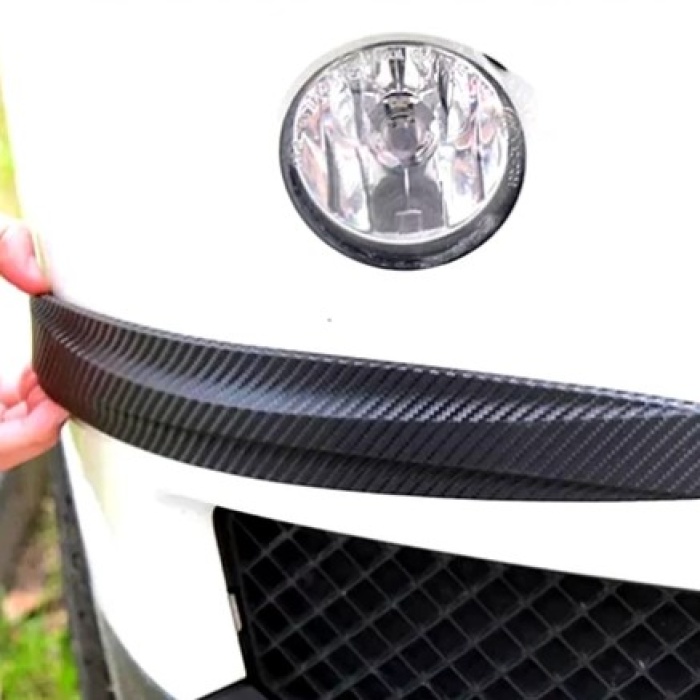 Araba Tampon Koruyucu Karbon Desenli Siyah Beyaz (5343)