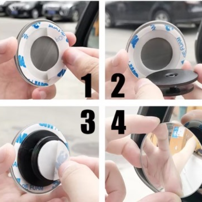 Çerçevesiz  Ayarlanabilir Kör Nokta Aynası 2 li (5343)