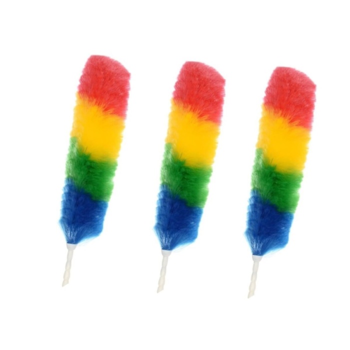 3 Adet Anti Statik Toz Alma Püskülü Duster  (5343)