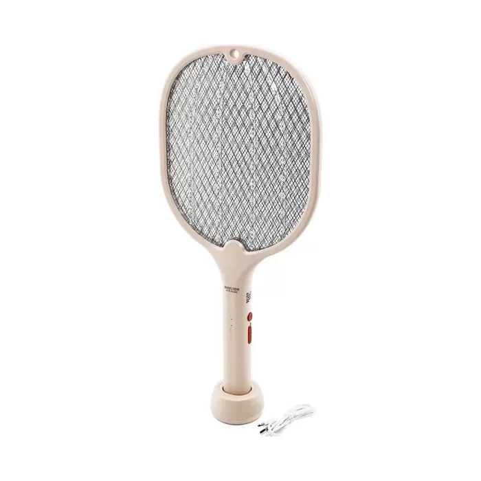 Masaüstü Standlı Şarjlı Sinek Öldürücü-Sinek Kovucu Raket (5343)