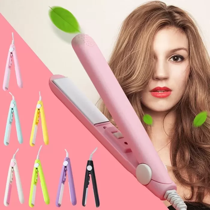 Seyahat Tipi Mini Saç Düzleştirici Seramik Uçlu Düzleştirici  (5343)