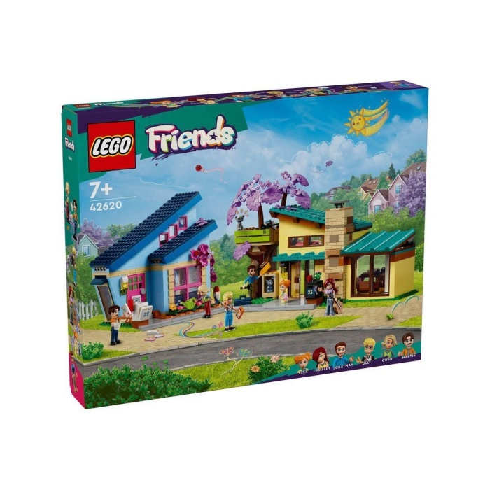 42620 LEGO® Friends Olly ve Paisleynin Aile Evleri 1126 parça +7 yaş