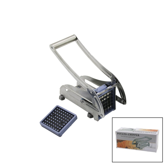 MANUEL PATATES - SEBZE DİLİMLEME MAKİNESİ  KOMPLE METAL ÜSTTEN KOLLU (5343)