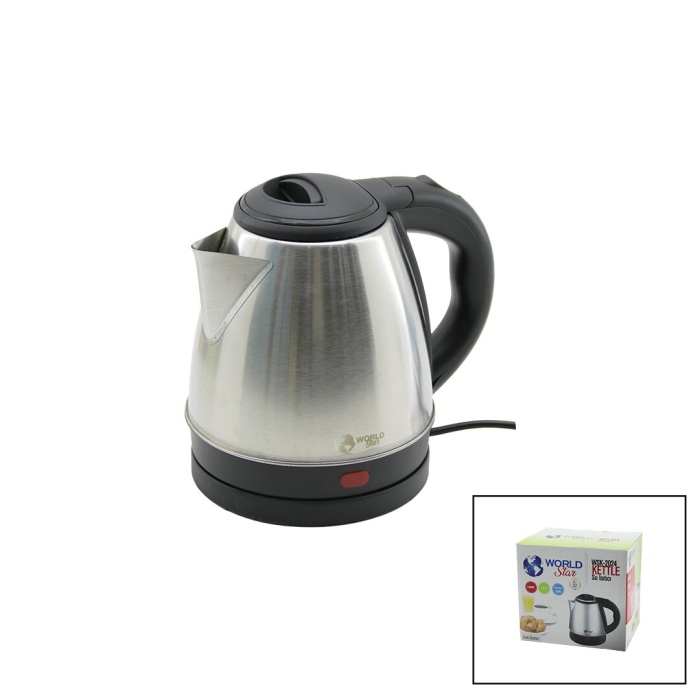 1500W  1.2LT  PASLANMAZ ÇELİK KETTLE SU ISITICI OTEL TİPİ WSK-2024 (5343)