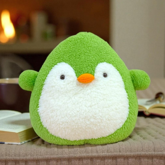 40 cm Peluş Penguen Yastık – Yumuşak ve Sevimli Dekoratif Oyuncak