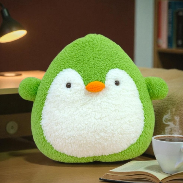 40 cm Peluş Penguen Yastık – Yumuşak ve Sevimli Dekoratif Oyuncak