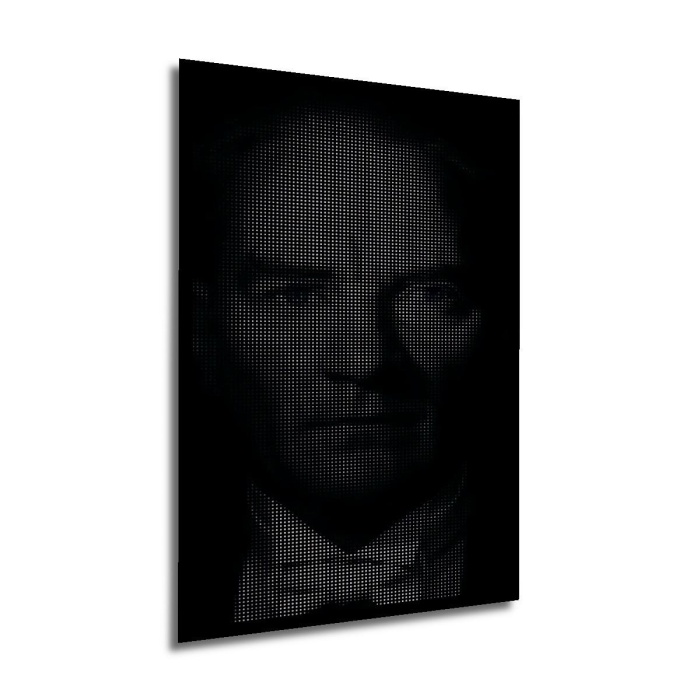 Çerçeve Görünümlü Dekoratif Ahşap Kare Atatürk Tablosu Ev/Ofis/İşyeri/Salon/Mutfak/Banyo Tablo