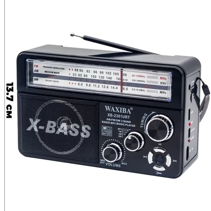 Nostaljik Radyo WAXIBA Nostaljik Radyo Bluetooth Fm Usb XB-2301RT (5343)