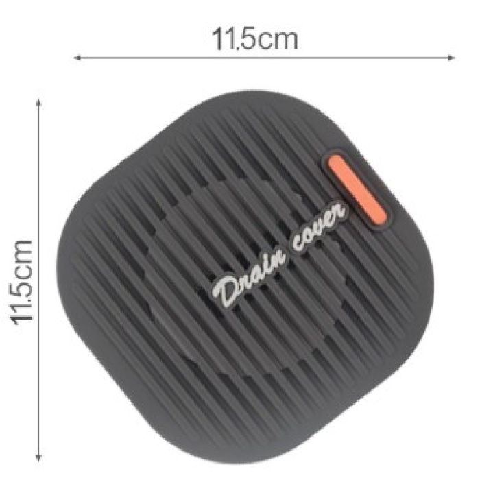 Süzgeçli Lavabo Gider Koruyucu Mat Gri (5343)