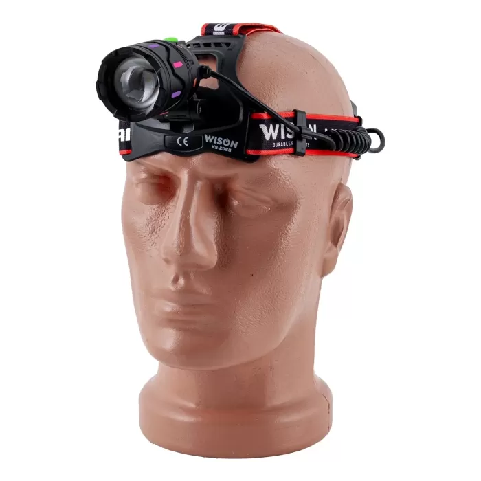 WISON Şarj Edilebilir Kafa Lambası - Wison - 1800 Lümen - 25 Watt WS-2065 (5343)