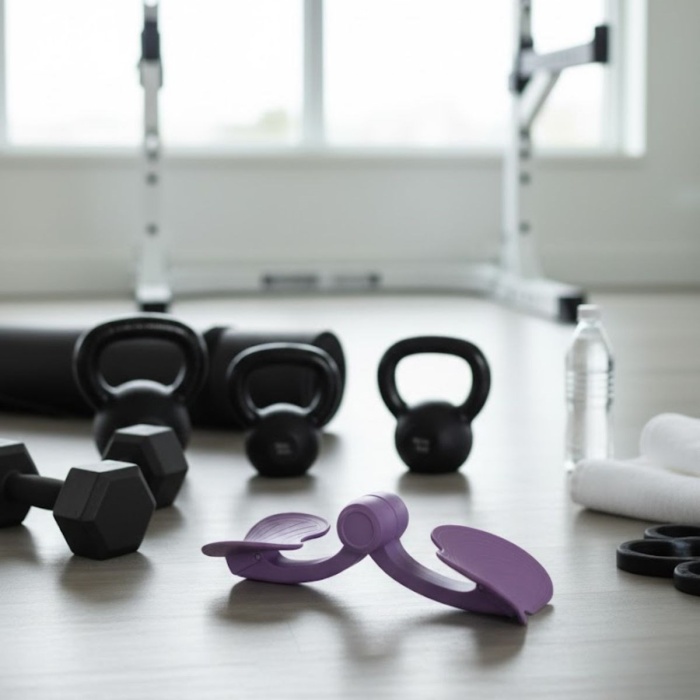 Bacak Arası İncelten Egzersiz Aleti – İç Bacak Sıkılaştırıcı, Pelvik Kas Güçlendirici Plastik Spor Aparatı (5343)