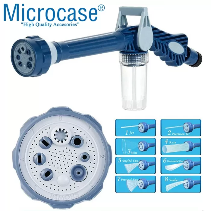 Köpüklü Oto Araba Araç Yıkama Aparatı Basınçlı Su Tabancası (5343)