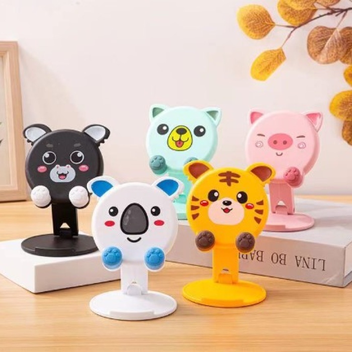 Hayvan Figürlü Masaüstü Telefon Standı 5 Model (5343)
