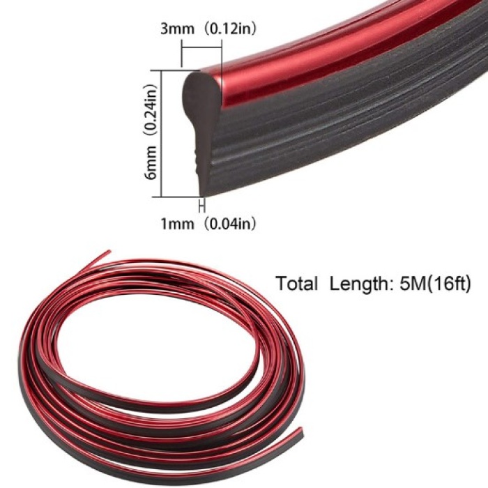 Araba Dekorasyon Şeridi 5 Metre Trim Şeridi (5343)