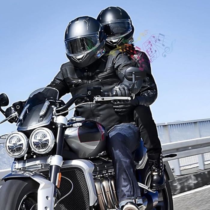 Y20 Motorsikletler İçin Kablosuz Bluetooth Kulaklıklı – Suya Dayanıklı, Uzun Ömürlü Batarya, Gürültü Engelleme Özellikli Kask Kulaklığı (5343)