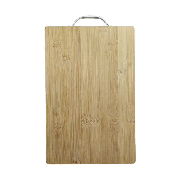 AHŞAP BAMBU KESİM PANOSU METAL KULPLU 20X30X1.7CM (5343)