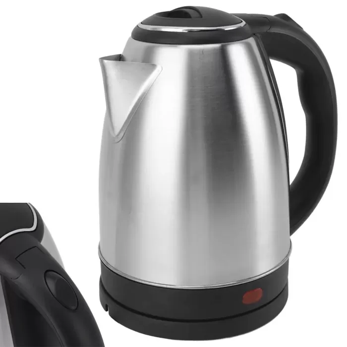 Crown CRW-7102 1500W 1.8 Litre Lüks Çelik Su Isıtıcı Kettle İnox (5343)
