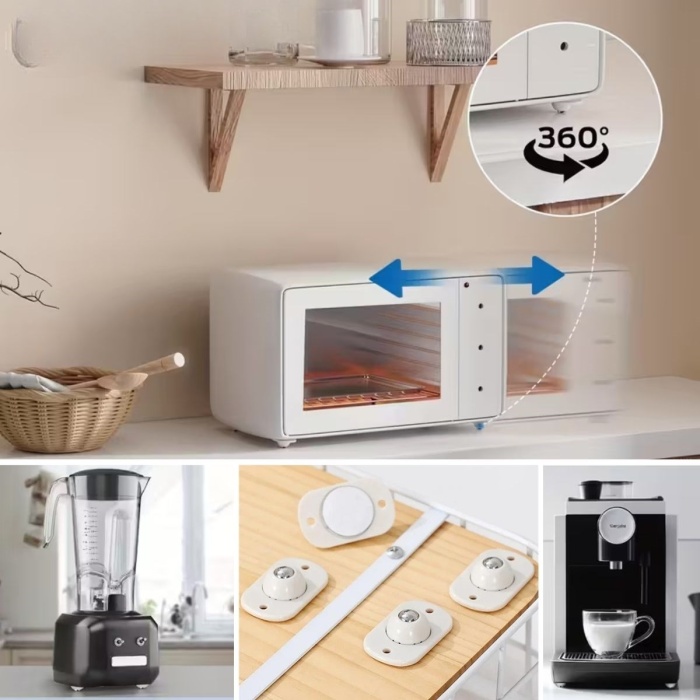 Beyaz Eşya ve Mobilya İçin 4’lü Tekerlekli Kaydırma Aparatı – Hafif ve Orta Ağırlıktaki Ürünler İçin Pratik Kaydırıcı Set (5343)