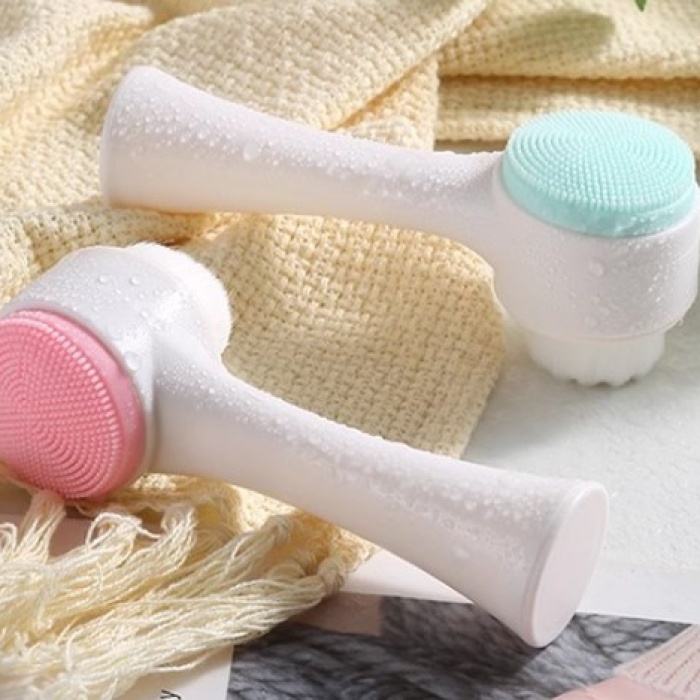 Çift Taraflı 3D Yumuşak Yüz Bakım Fırçası (5343)